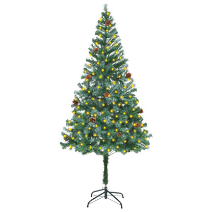 Kunstkerstboom Met Led's En Dennenappels 180 Cm