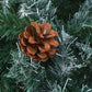 Kunstkerstboom Met Led's En Dennenappels 210 Cm