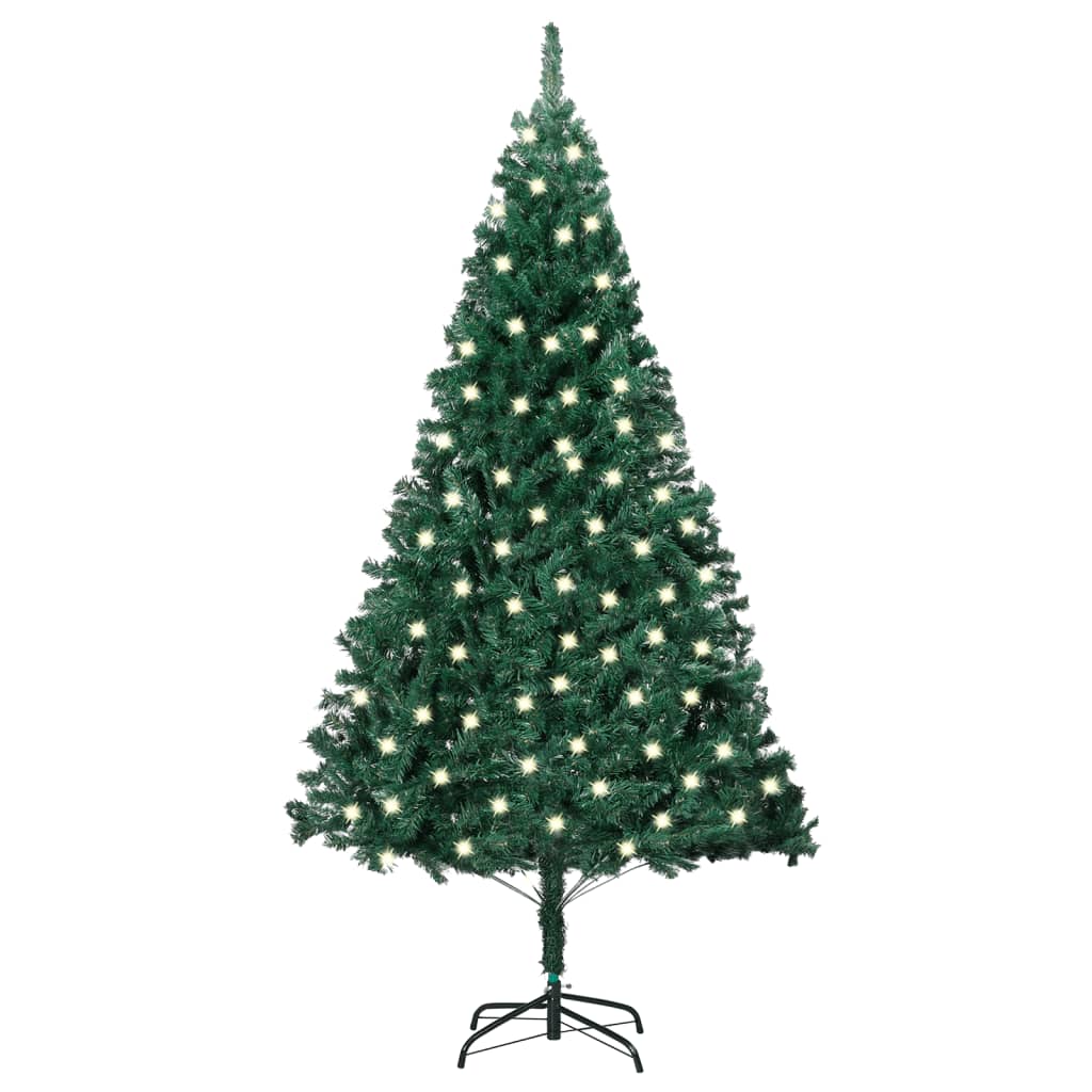 Kunstkerstboom Met Led's En Dikke Takken 120 Cm Groen