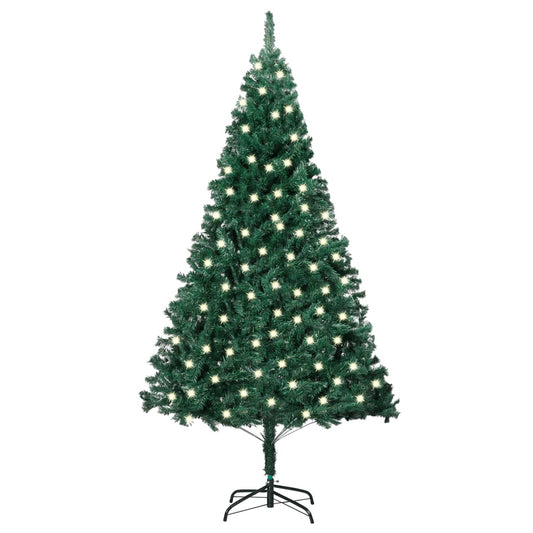 Kunstkerstboom Met Led's En Dikke Takken 120 Cm Groen