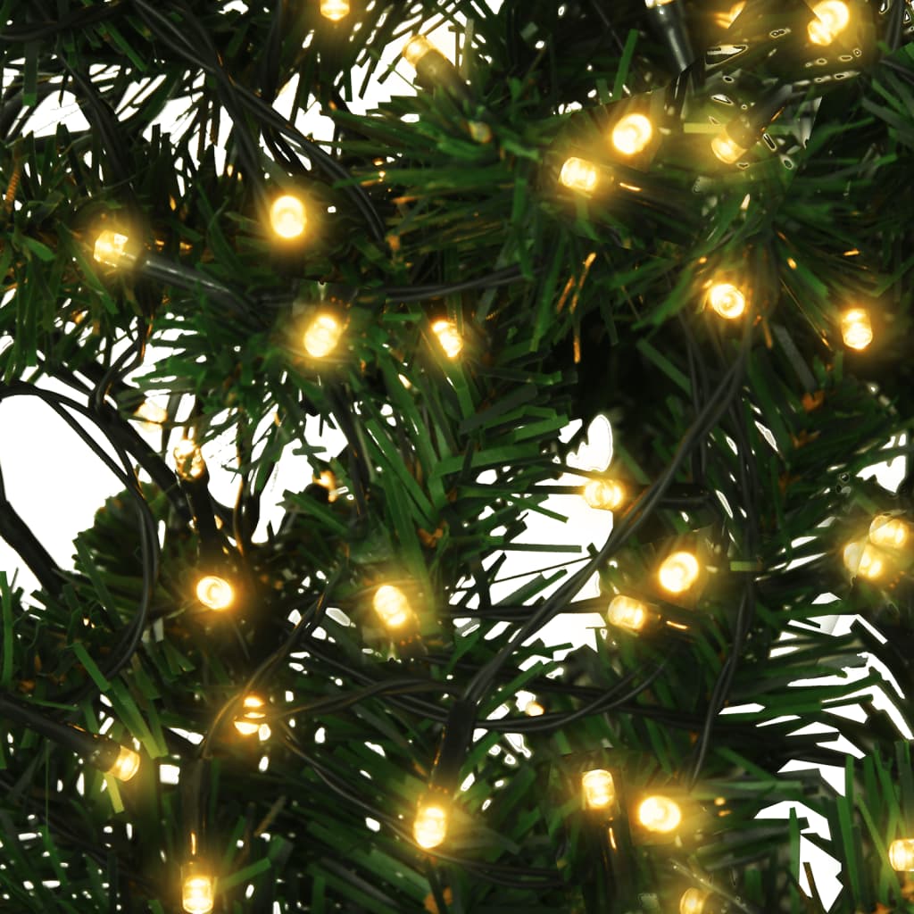 Kunstkerstboom Met Led's En Dikke Takken 120 Cm Groen