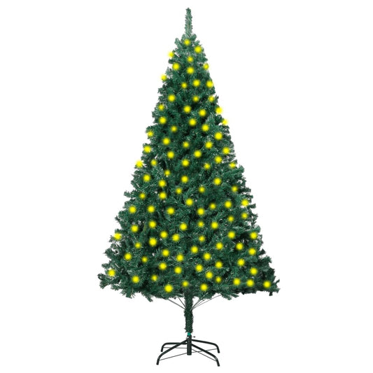 Kunstkerstboom Met Led's En Dikke Takken 210 Cm Groen