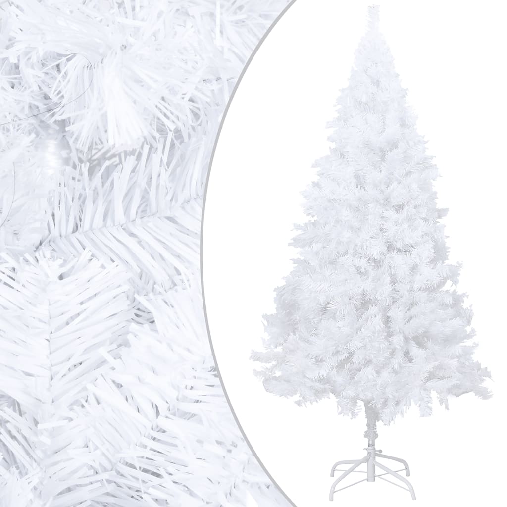 Kunstkerstboom Met Led's En Dikke Takken 120 Cm Wit