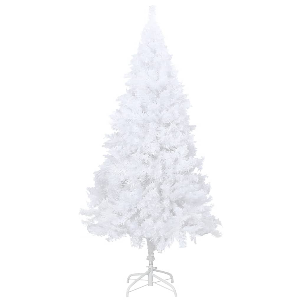 Kunstkerstboom Met Led's En Dikke Takken 120 Cm Wit