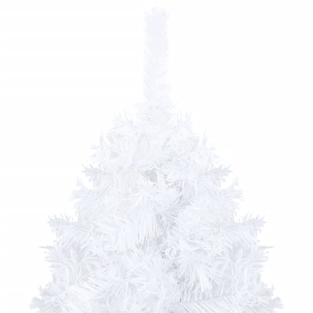 Kunstkerstboom Met Led's En Dikke Takken 120 Cm Wit