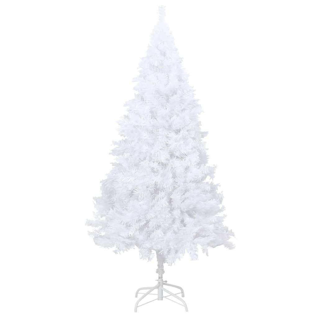 Kunstkerstboom Met Led's En Dikke Takken 180 Cm Wit