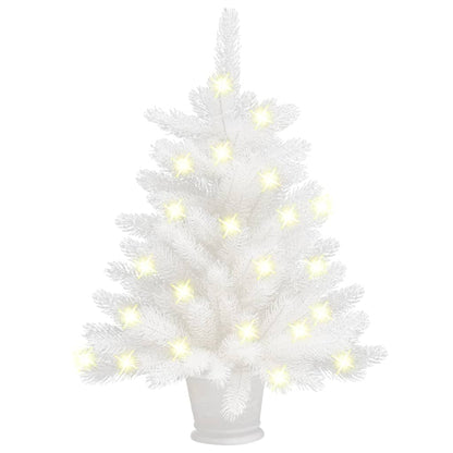 Kunstkerstboom Met Led's 65 Cm Wit