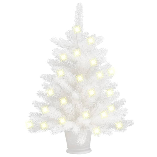 Kunstkerstboom Met Led's 65 Cm Wit