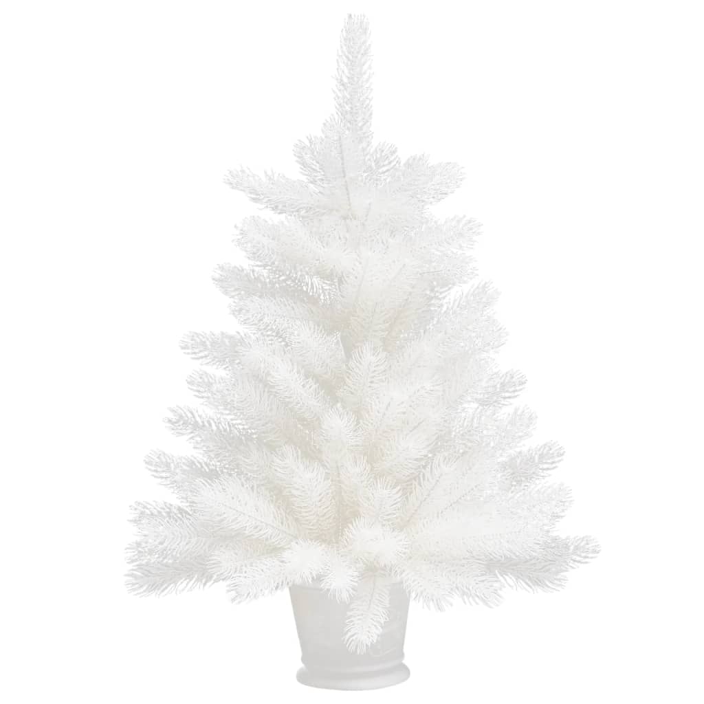 Kunstkerstboom Met Led's 65 Cm Wit