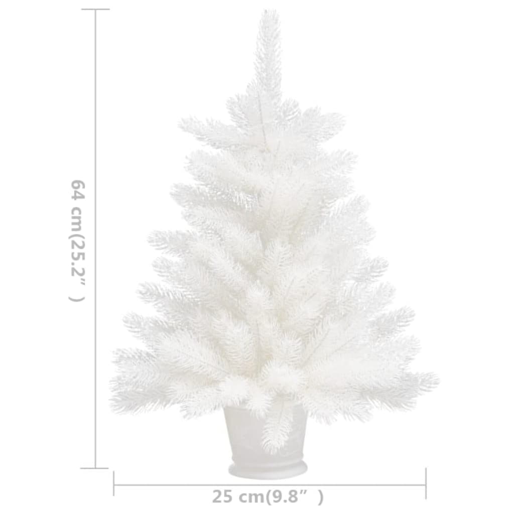 Kunstkerstboom Met Led's 65 Cm Wit