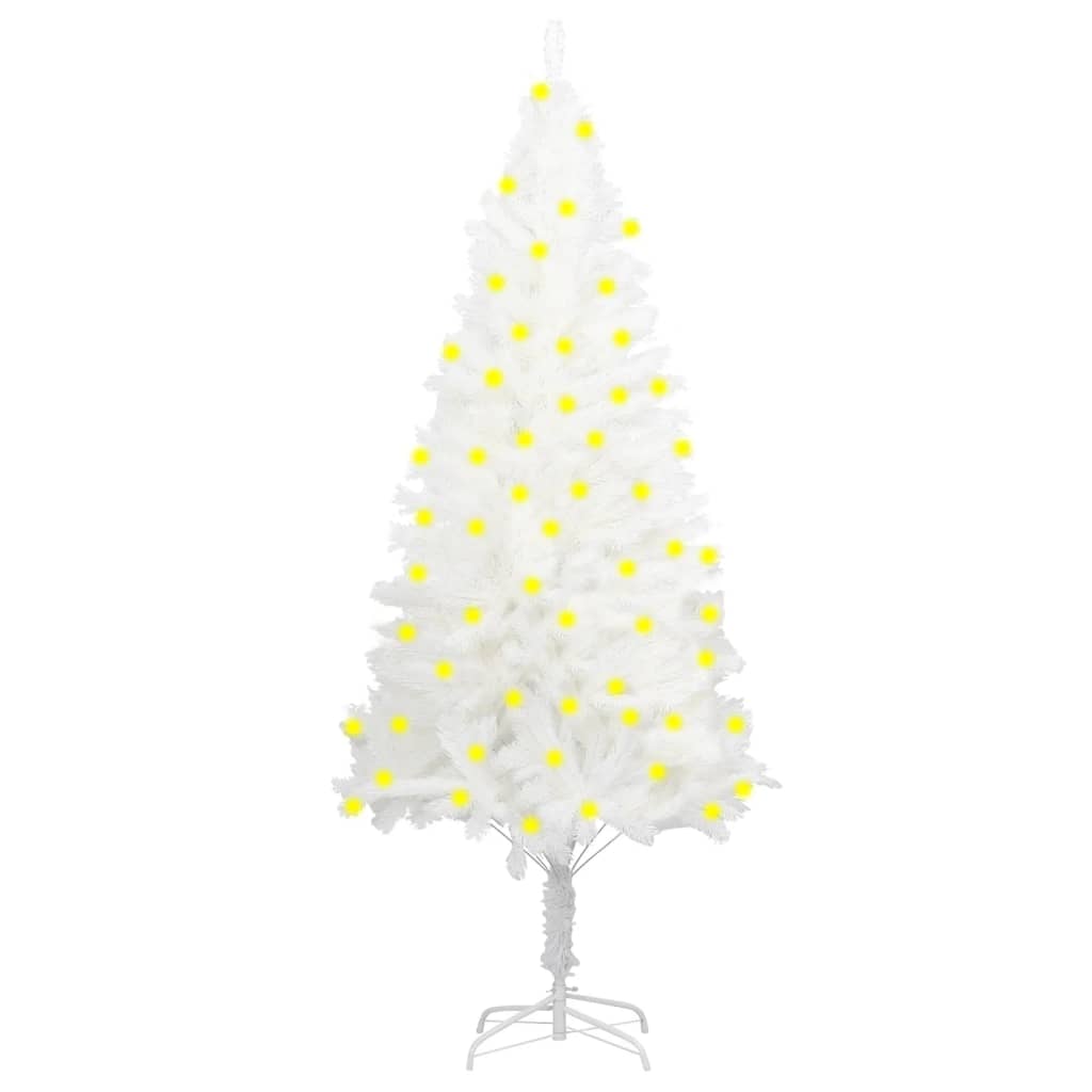 Kunstkerstboom Met Led's 180 Cm Wit