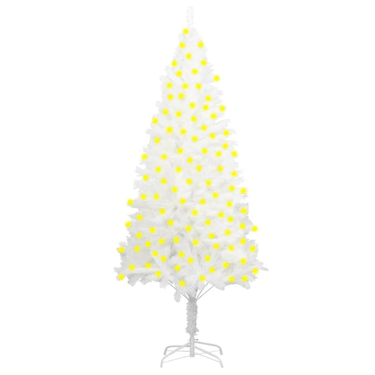 Kunstkerstboom Met Led's 210 Cm Wit