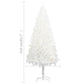 Kunstkerstboom Met Led's 210 Cm Wit