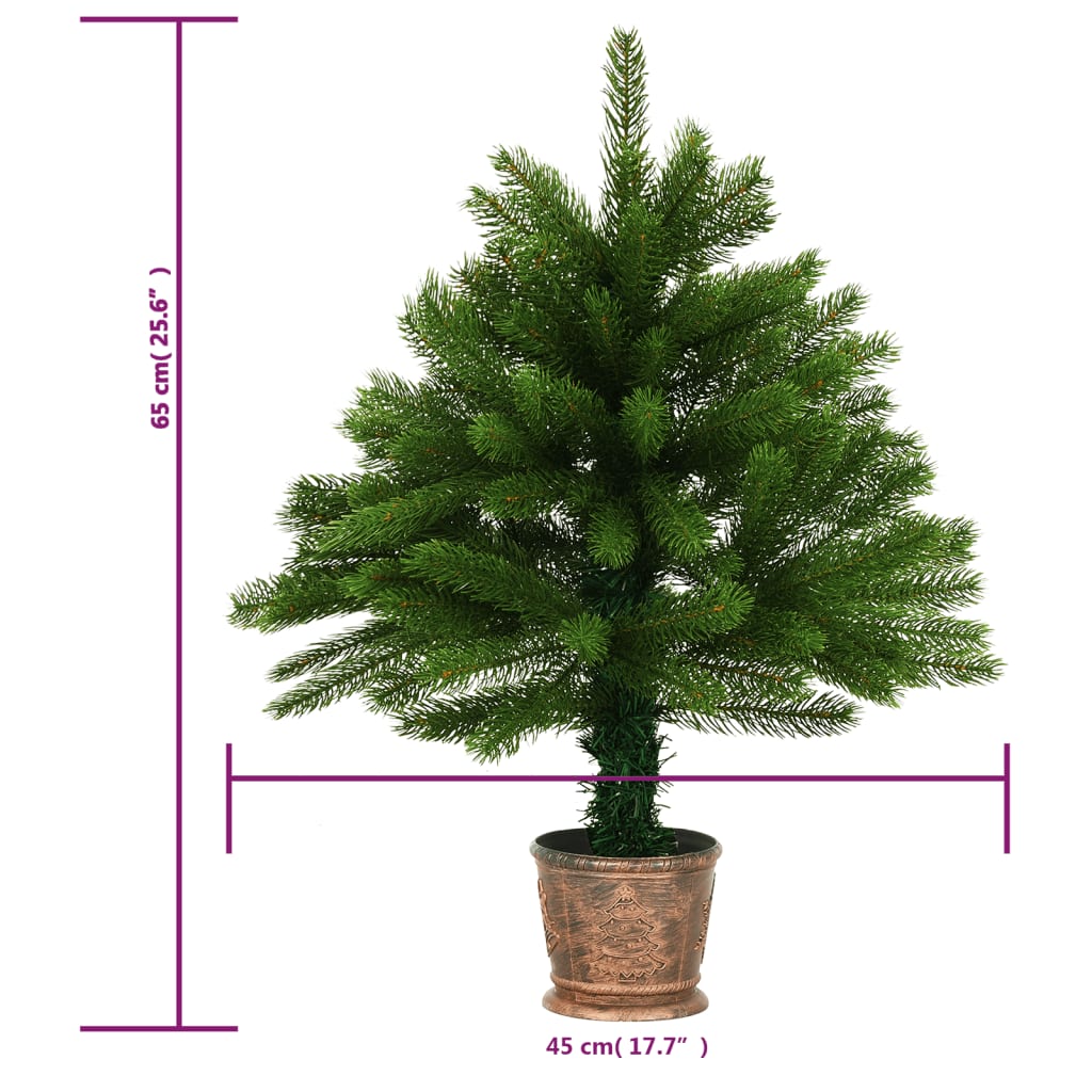 Kunstkerstboom Met Led's 65 Cm Groen