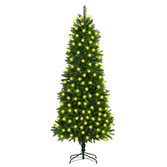 Kunstkerstboom Met Led's 240 Cm Groen
