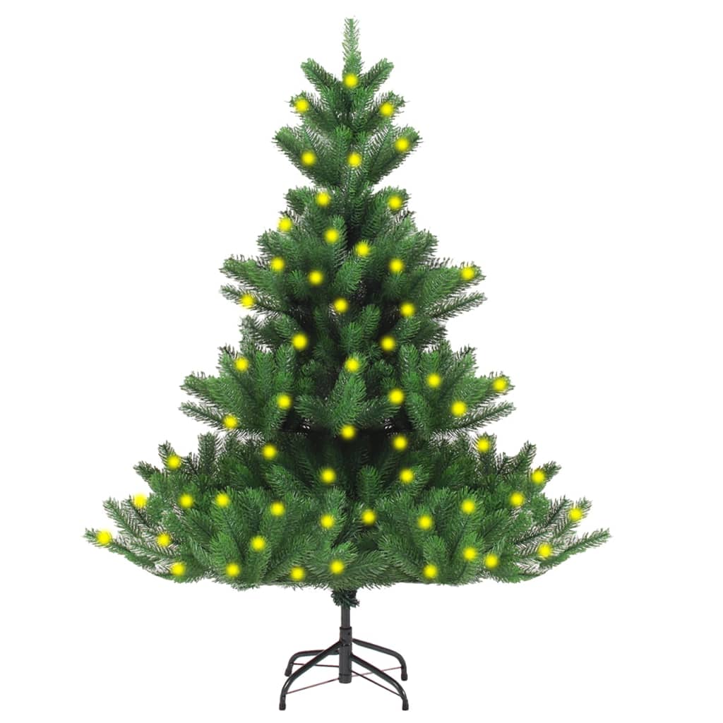 Kunstkerstboom Nordmann Met Led's 120 Cm Groen