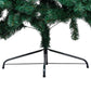 Kunstkerstboom Met Led's En Kerstballen Half 210 Cm Groen