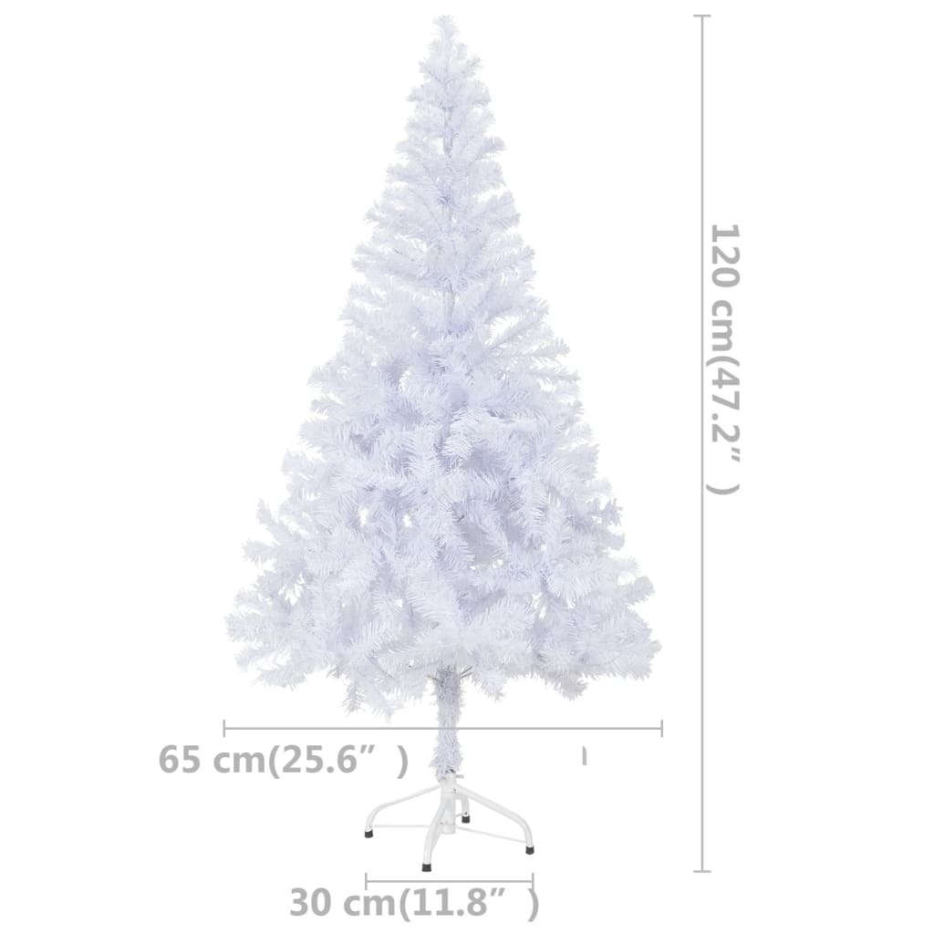 Kunstkerstboom Met Led's En Kerstballen 230 Takken 120 Cm
