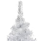 Kunstkerstboom Met Led's En Kerstballen 120 Cm Pet Zilverkleur