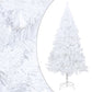 Kunstkerstboom Met Led's En Kerstballen 150 Cm Pvc Wit