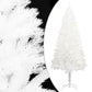 Kunstkerstboom Met Led's En Kerstballen 150 Cm Wit
