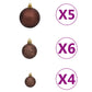 Kunstkerstboom Met Led's En Kerstballen 150 Cm Wit