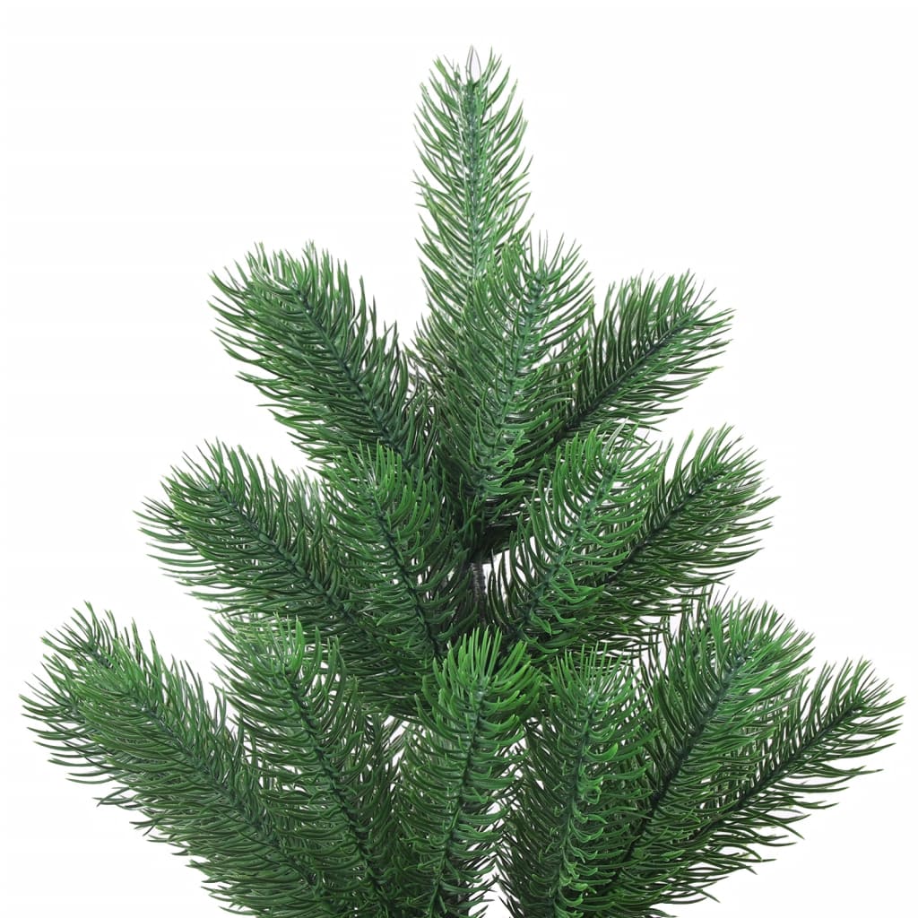 Kunstkerstboom Nordmann Met Led's En Kerstballen 240 Cm Groen