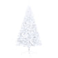 Kunstkerstboom Met Led's En Kerstballen Half 150 Cm Wit