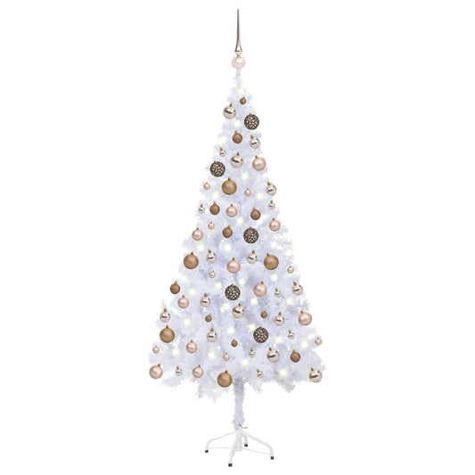 Kunstkerstboom Met Led's En Kerstballen 620 Takken 180 Cm