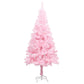 Kunstkerstboom Met Led's En Kerstballen 120 Cm Pvc Roze