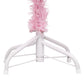 Kunstkerstboom Met Led's En Kerstballen 210 Cm Pvc Roze