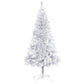 Kunstkerstboom Met Led's En Kerstballen 120 Cm Pet Zilverkleur