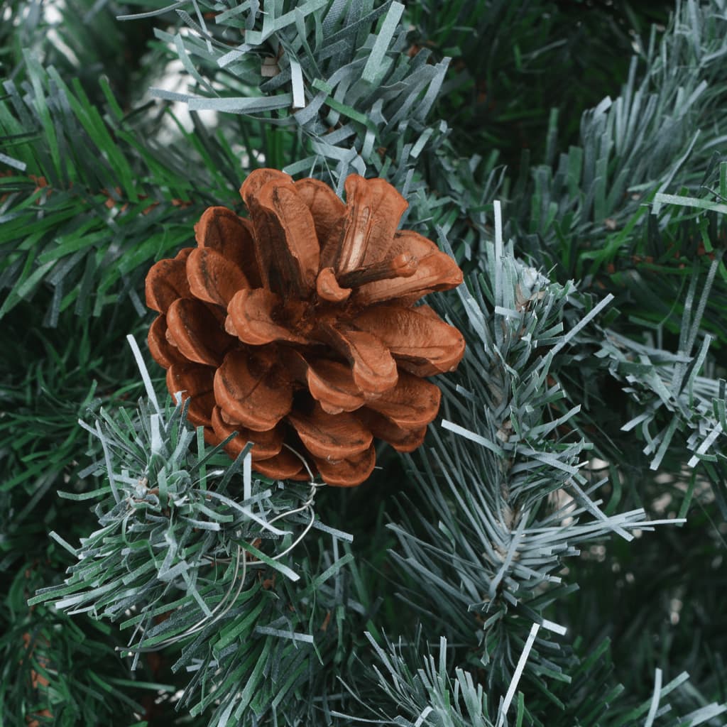 Kunstkerstboom Met Led's, Kerstballen En Dennenappels 150 Cm