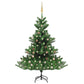 Kunstkerstboom Nordmann Met Led's En Kerstballen 180 Cm Groen