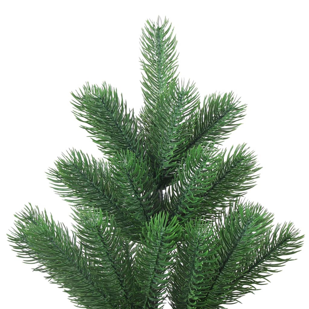 Kunstkerstboom Nordmann Met Led's En Kerstballen 240 Cm Groen