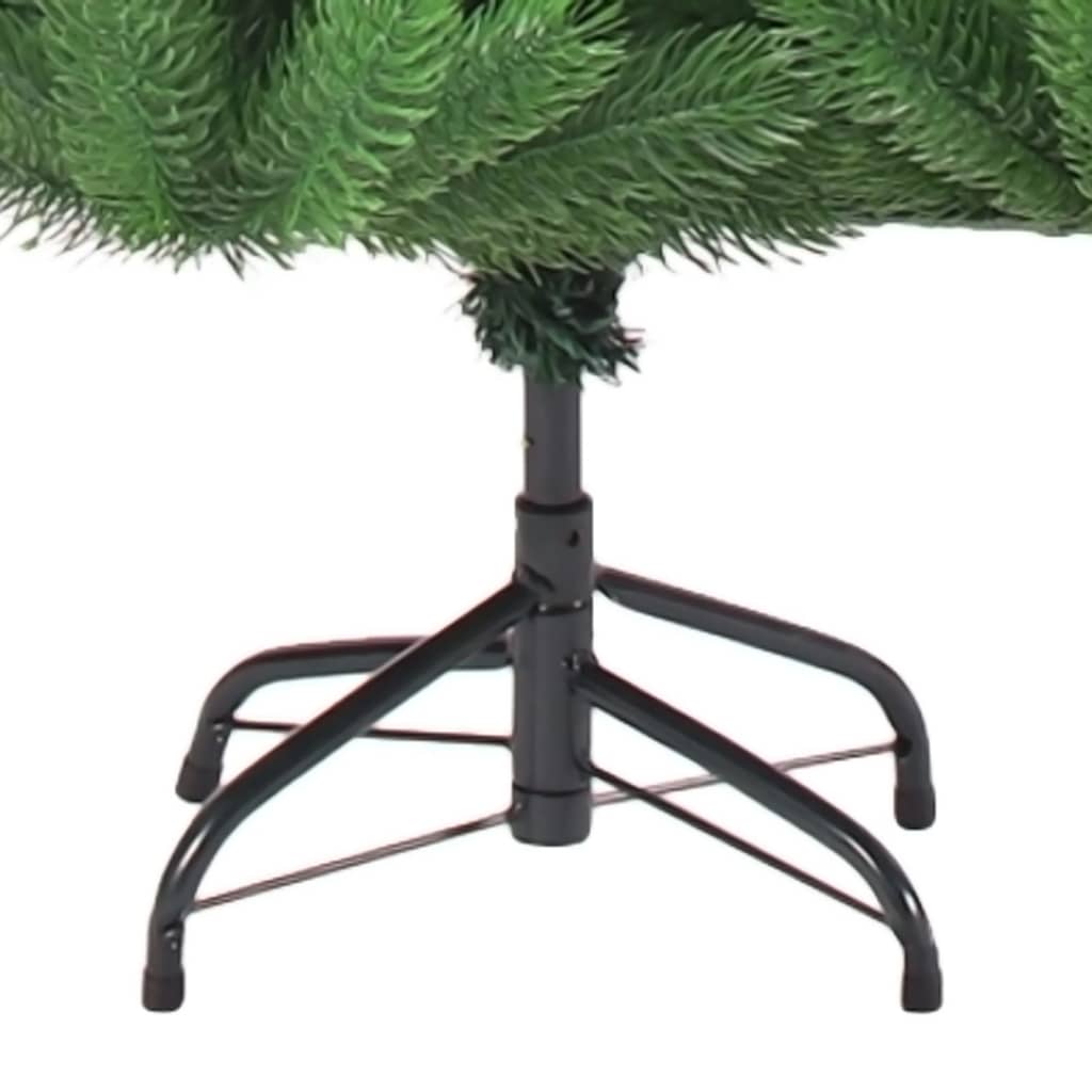 Kunstkerstboom Nordmann Met Led's En Kerstballen 240 Cm Groen