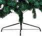 Kunstkerstboom Met Led's En Kerstballen Half 210 Cm Groen