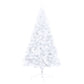 Kunstkerstboom Met Led's En Kerstballen Half 180 Cm Wit
