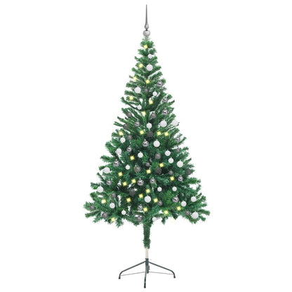 Kunstkerstboom Met Led's En Kerstballen 380 Takken 150 Cm