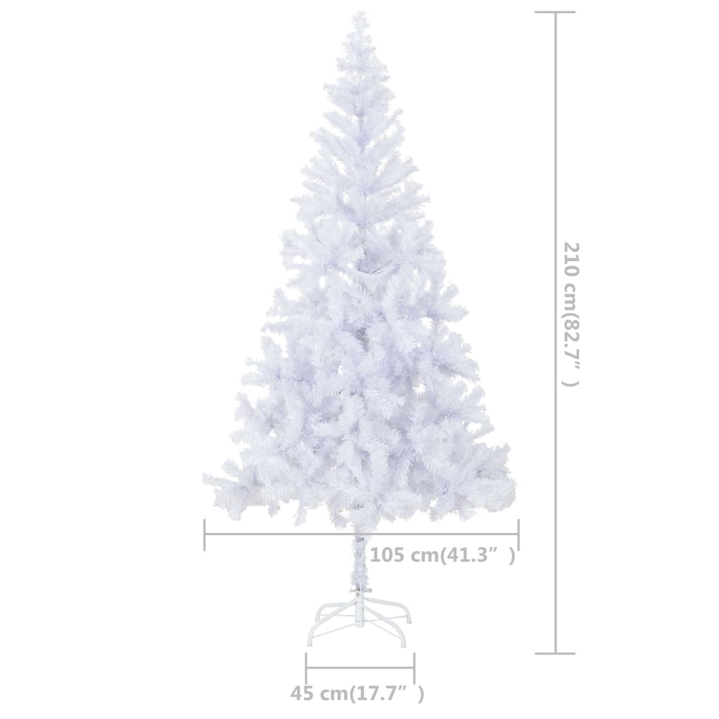 Kunstkerstboom Met Led's En Kerstballen 910 Takken 210 Cm