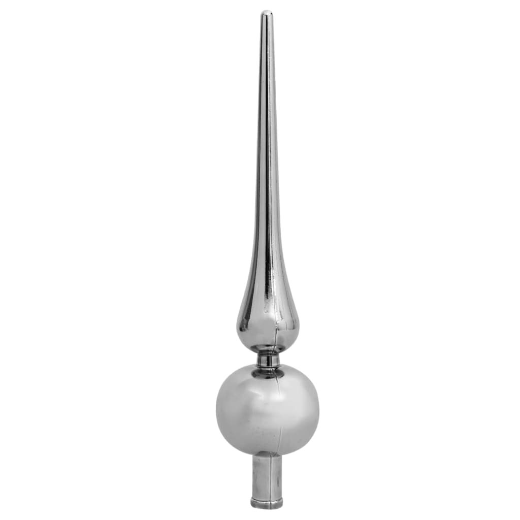 Kunstkerstboom Met Led's En Kerstballen 210 Cm Pvc Zwart