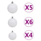 Kunstkerstboom Met Led's En Kerstballen 120 Cm Pvc Rood