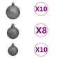 Kunstkerstboom Met Led's En Kerstballen 210 Cm Pet Goudkleurig