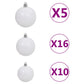 Kunstkerstboom Met Led's En Kerstballen 210 Cm Pet Goudkleurig