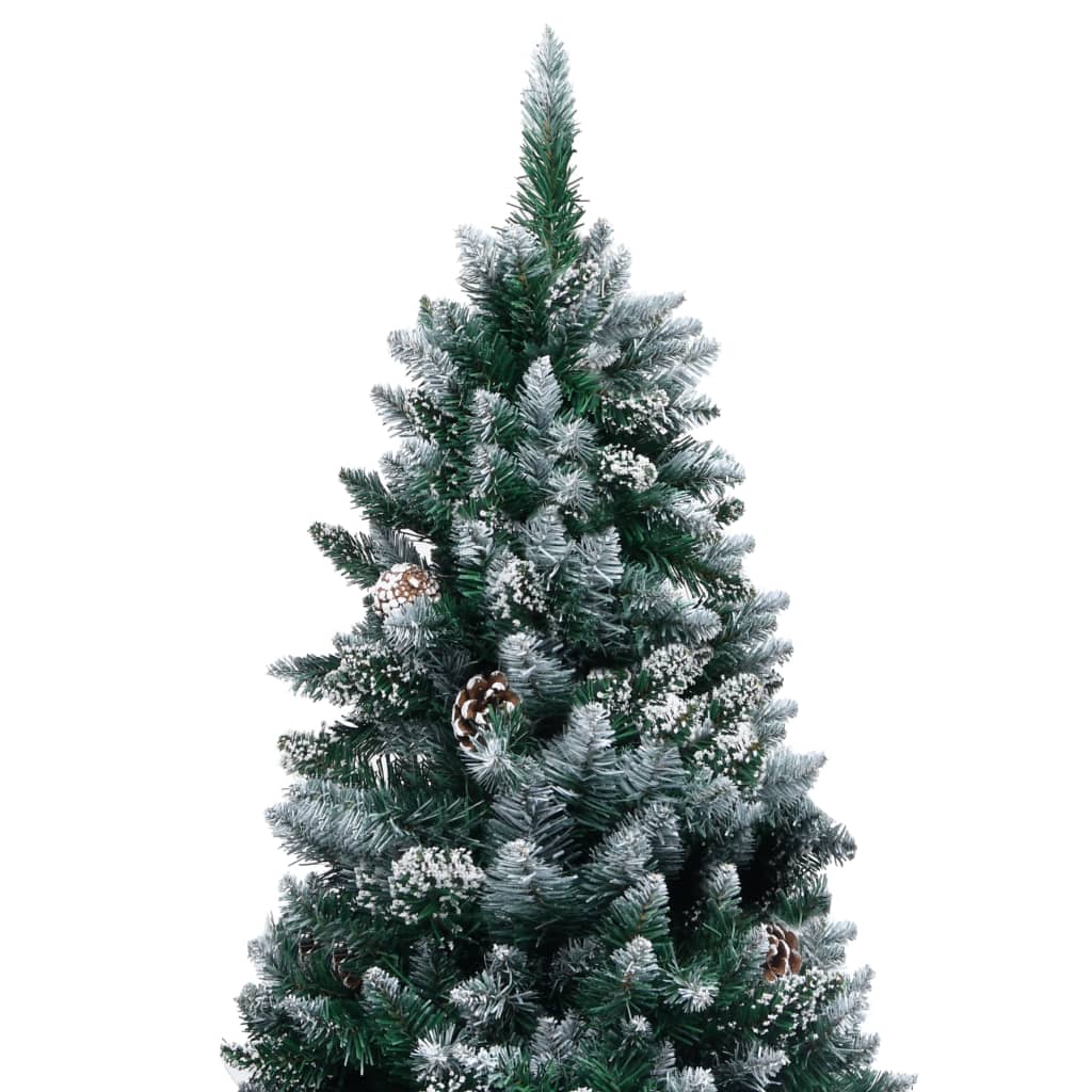 Kunstkerstboom Met Led's, Kerstballen En Dennenappels 150 Cm