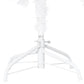 Kunstkerstboom Met Led's En Kerstballen 210 Cm Pvc Wit