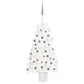 Kunstkerstboom Met Led's En Kerstballen 90 Cm Wit