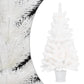 Kunstkerstboom Met Led's En Kerstballen 90 Cm Wit