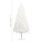 Kunstkerstboom Met Led's En Kerstballen 210 Cm Wit