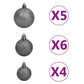 Kunstkerstboom Met Led's En Kerstballen 150 Cm Groen